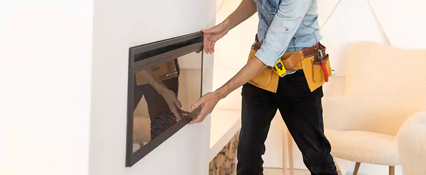 Metal Fireplace Installation in Gaithersburg, Maryland
