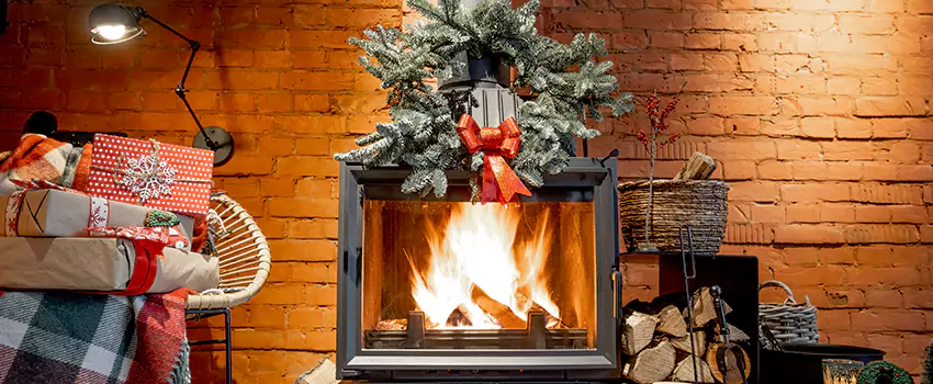 Travis Industries Linear Gas Fireplace Installation in Gaithersburg, Maryland