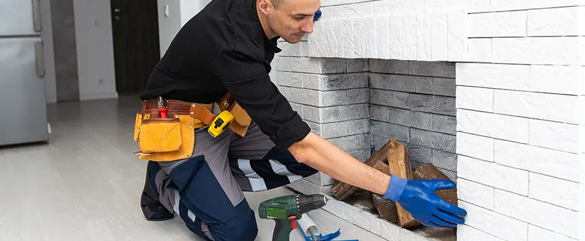 Fireplace Damaged Damper Frame Repair Services in Gaithersburg, Maryland
