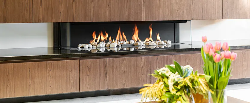 Double-height Fireplace Design Refurbishment in Gaithersburg, Maryland