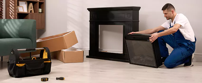 Old Rusted Metal Fireplace Repair And Replacement in Gaithersburg, MD