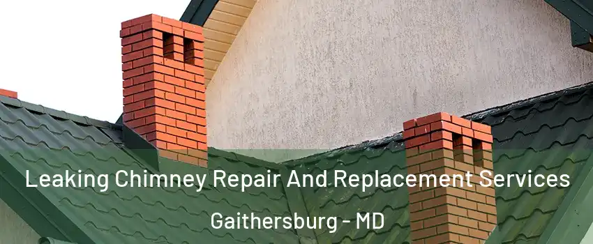  Leaking Chimney Repair And Replacement Services Gaithersburg - MD